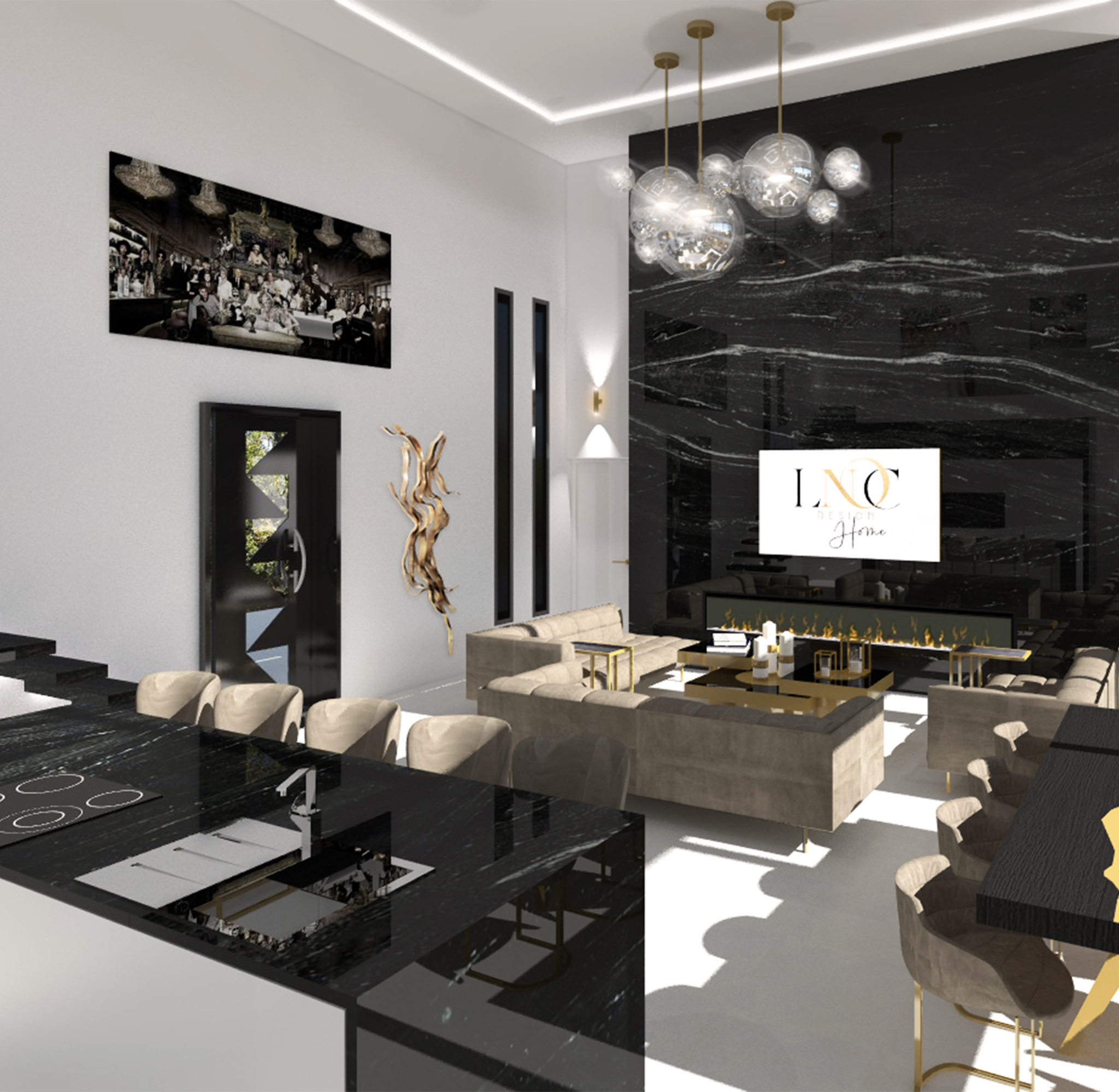 3D SEJOUR LNC DESIGN MAISON CONTEMPORAINE 1