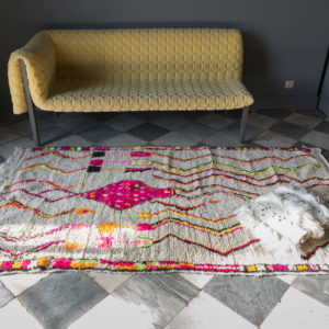 Tapis berbère beni Oirain 2.5 m x 1.4 m