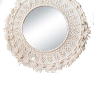 Miroir en Macramé