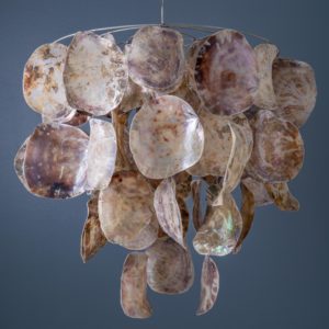 Lustre Coquillage Brun