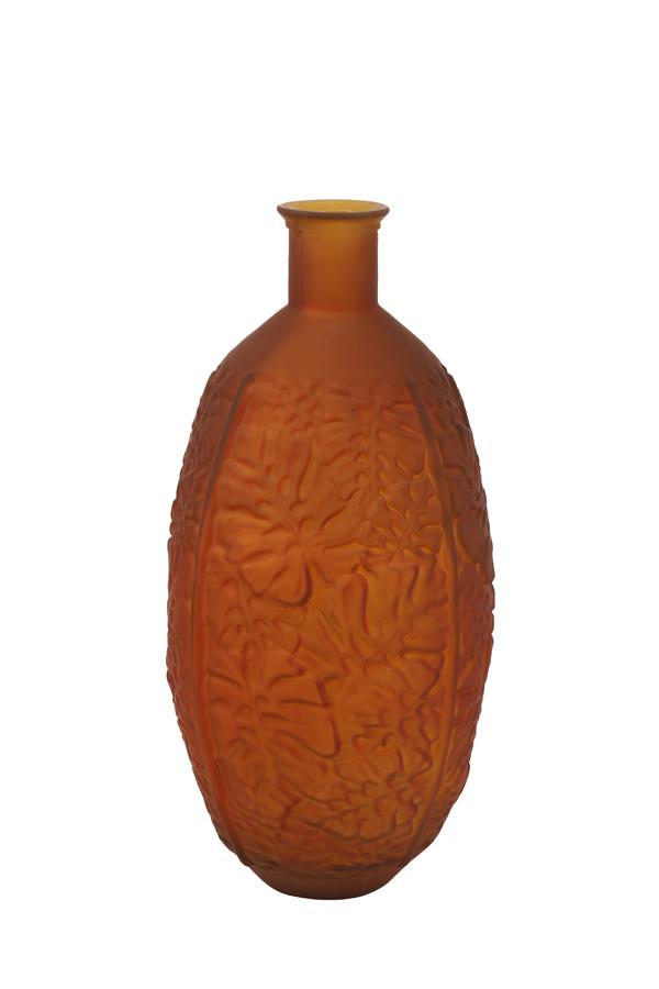 Vase TRENADO verre orange mat