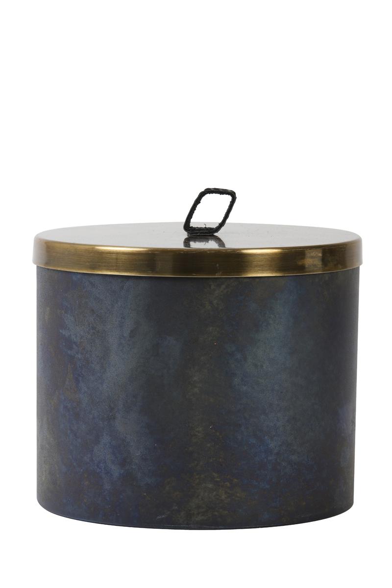 Boîte ronde ALEGRANZO bleue