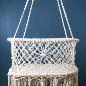 Balançoire enfants Macramé - CREME