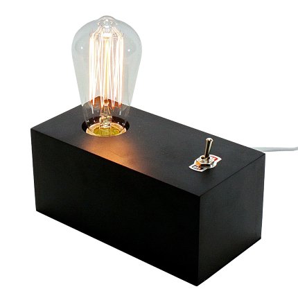 lampe de table noir